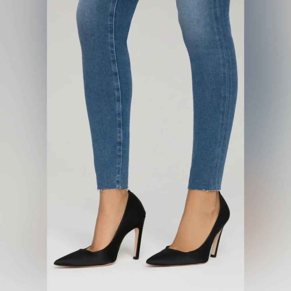 GOOD AMERICAN Good Legs High Waist Skinny Jeans Size 16 - Picture 7 of 14
